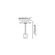 Veioze - Veioza LED design deosebit HOSHI negru/cupru