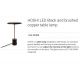 Veioze - Veioza LED design deosebit HOSHI negru/cupru