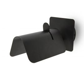 Aplice, corpuri de iluminat pentru pereti - Aplica design modern SMILE neagra