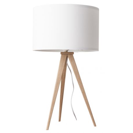 Veioze - Veioza TRIPOD WOOD alb