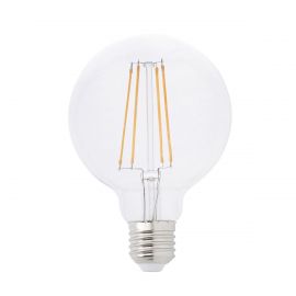Becuri E27 - Bec LED decorativ Globe FILAMENT E27 4W 2700K