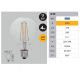 Becuri E27 - Bec LED decorativ Globe FILAMENT E27 4W 2700K