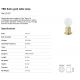 Veioze - Veioza design modern minimalist TEN aurie satin