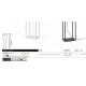 Lampadare - Lampadar design modern VESPER maro