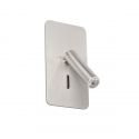 Lampa cu reader LED incastrabila SUAU nickel