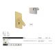 Iluminat interior - Lampa cu reader LED incastrabila SUAU nickel