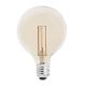 Becuri E27 - Bec LED E27 Globe FILAMENT AMBER 4W 2200K