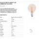 Becuri E27 - Bec LED E27 Globe FILAMENT AMBER 4W 2200K
