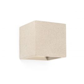 Aplice, corpuri de iluminat pentru pereti - Aplica ambientala design minimalist KAMEN bej