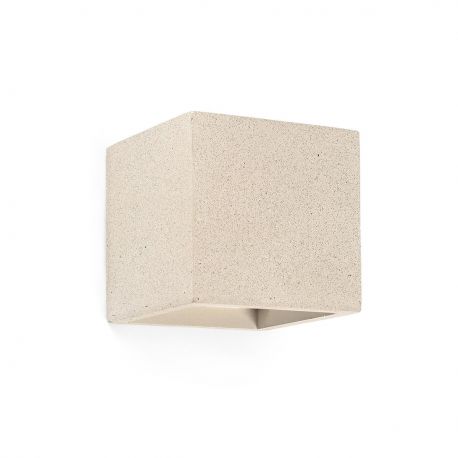 Aplice, corpuri de iluminat pentru pereti - Aplica ambientala design minimalist KAMEN bej