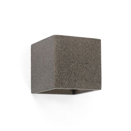 Aplice, corpuri de iluminat pentru pereti - Aplica ambientala design minimalist KAMEN gri
