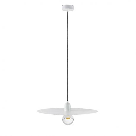 Pendule, Lustre suspendate - Pendul design modern minimalist PLAT alb