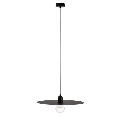 Pendule, Lustre suspendate - Pendul design modern minimalist PLAT negru