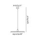 Pendule, Lustre suspendate - Pendul design modern minimalist PLAT negru