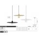 Pendule, Lustre suspendate - Pendul design modern minimalist PLAT negru
