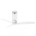 Ventilator cu telecomanda Tube crom / transparent
