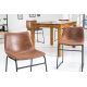 Seturi scaune, HoReCa - Set de 2 scaune Django maro vintage