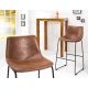 Scaune Bar - Set 2 scaune bar Django maro vintage