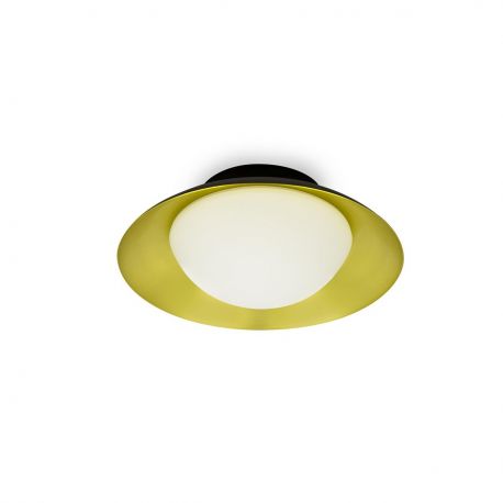 Plafoniere - Plafoniera LED moderna SIDE G9 negru / auriu
