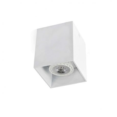 Plafoniere cu spoturi, Spoturi aplicate - Plafoniera design modern TECTO-1 alba