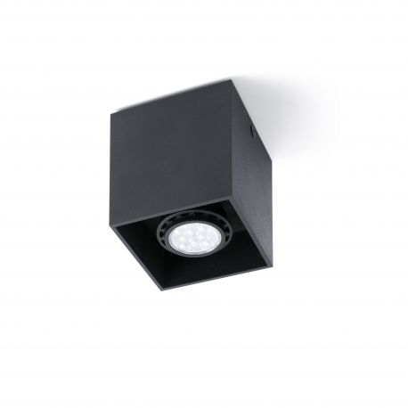Plafoniere cu spoturi, Spoturi aplicate - Plafoniera design modern TECTO-1 negru