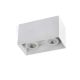 Plafoniere cu spoturi, Spoturi aplicate - Plafoniera design modern TECTO-2 alba