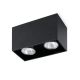 Plafoniere cu spoturi, Spoturi aplicate - Plafoniera design modern TECTO-2 negru
