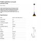 Pendule, Lustre suspendate - Pendul LED modern PAM-G large negru/auriu