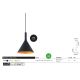 Pendule, Lustre suspendate - Pendul LED modern PAM-G large negru/auriu