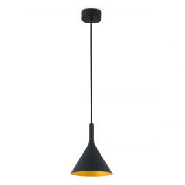 Pendule, Lustre suspendate - Pendul LED modern PAM-P small negru/auriu