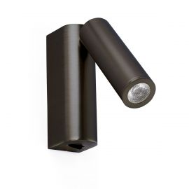 Aplice, corpuri de iluminat pentru pereti - Aplica LED design modern minimalist ROB bronz