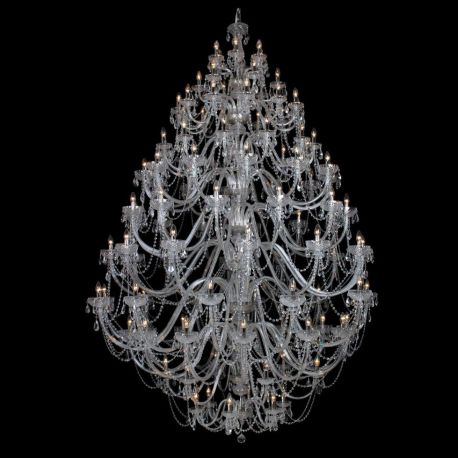 Lustre Cristal Bohemia - Lustra 108 brate cristal Bohemia XXXL