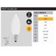 Becuri E14 - Bec E14 LED C35 MATT 4W 2700K