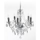 Candelabre, Lustre - Candelabru cu 5 brate JEWEL transparent