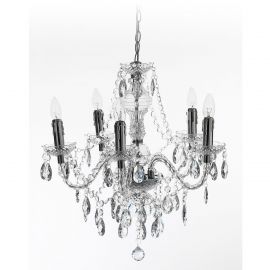 Candelabre, Lustre - Candelabru cu 5 brate JEWEL transparent