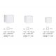 Lampi decorative si solare - Corp iluminat decorativ IP44 LUNA PT1 D30