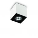 Plafoniera, Spot aplicat MOOD PL1 SMALL SQUARE BIANCO