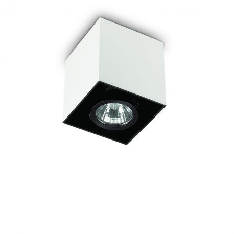 Plafoniere cu spoturi, Spoturi aplicate - Plafoniera, Spot aplicat MOOD PL1 SMALL SQUARE BIANCO