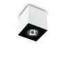 Plafoniera, Spot aplicat MOOD PL1 SMALL SQUARE BIANCO