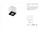 Plafoniere cu spoturi, Spoturi aplicate - Plafoniera, Spot aplicat MOOD PL1 SMALL SQUARE BIANCO