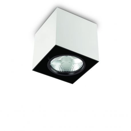Plafoniere cu spoturi, Spoturi aplicate - Plafoniera, Spot aplicat MOOD PL1 BIG SQUARE BIANCO