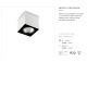 Plafoniere cu spoturi, Spoturi aplicate - Plafoniera, Spot aplicat MOOD PL1 BIG SQUARE BIANCO