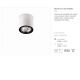 Plafoniere cu spoturi, Spoturi aplicate - Plafoniera, Spot aplicat MOOD PL1 BIG ROUND BIANCO