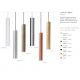 Pendule, Lustre suspendate - Pendul LOOK SP1 SMALL ARGENTO
