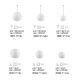 Pendule - Pendul IP44 SOLE SP1 MEDIUM