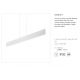 Pendule, Lustre suspendate - Lustra LED DESK SP1 BIANCO