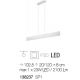 Pendule, Lustre suspendate - Lustra LED DESK SP1 BIANCO