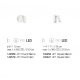 Aplice cu Spot - Aplica LED PAGE AP ROUND BIANCO