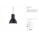 Pendule, Lustre suspendate - Pendul BREEZE SP1 SMALL negru