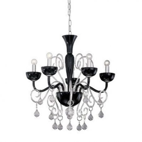 Candelabre, Lustre - Candelabru Lilly sp5 nero